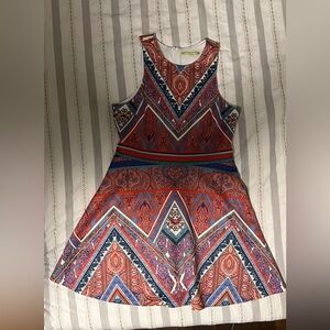 Gianni Bini Large A-line dress, super cute pattern